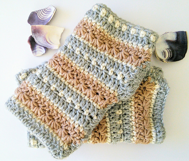 January Sky Fingerless Gloves