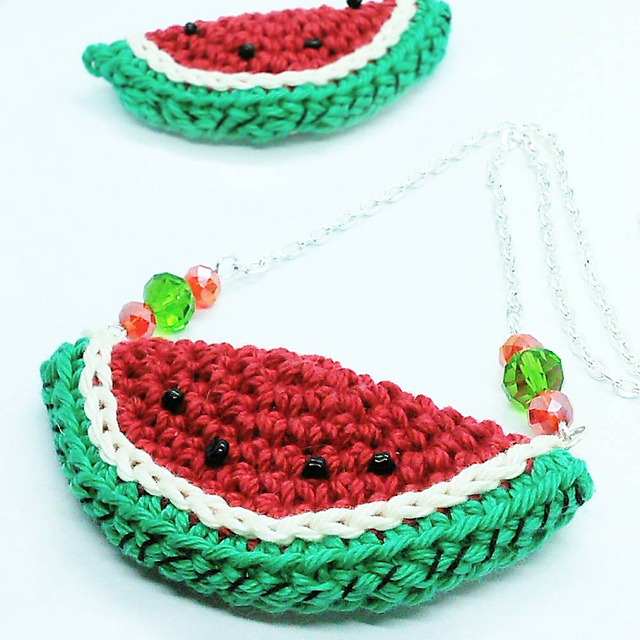 Watermelon necklace