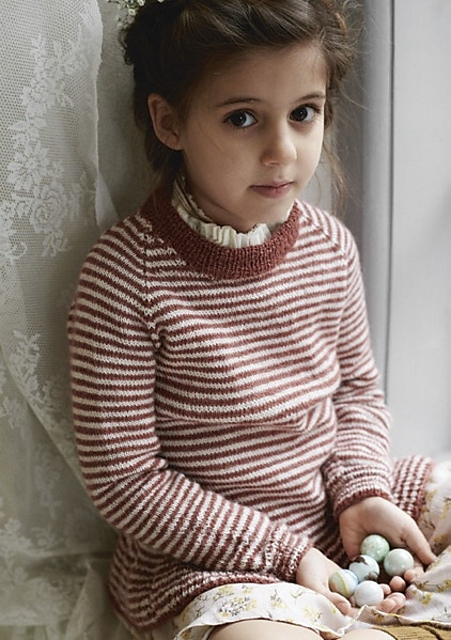 2003-05b Peplum Sweater (with stripes)
