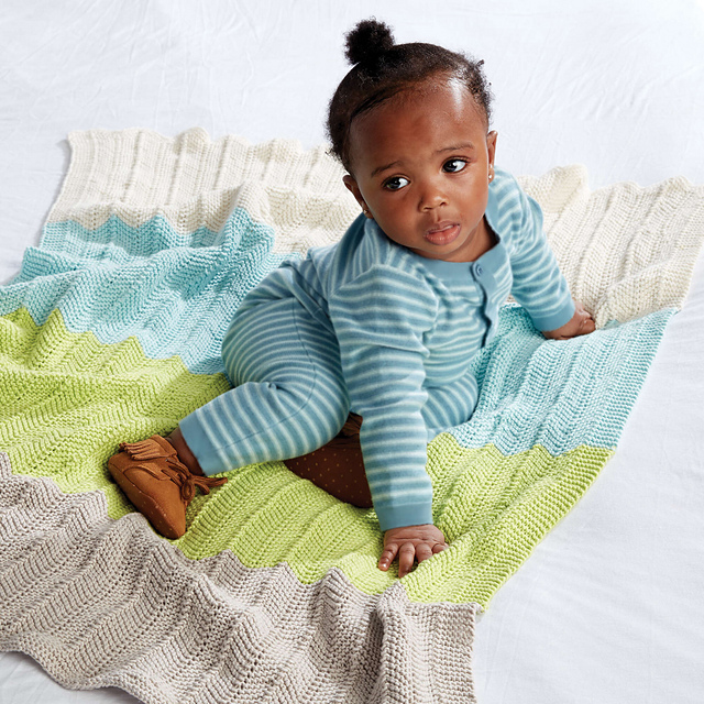 Bold Baby Knit Blanket