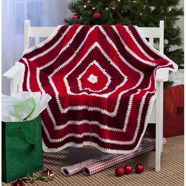 Festive Star Throw