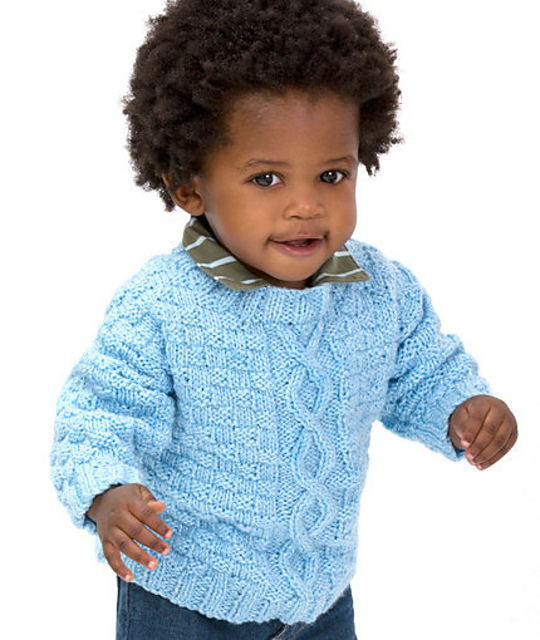 Checks and Cable Pullover