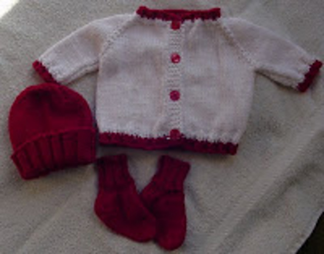 Sue's Easy Top Down Baby Sweater