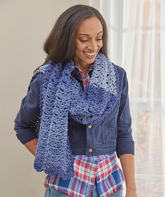 Comfortable Color Shawl