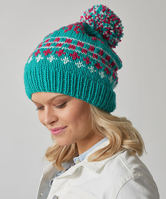 Vivid Fair Isle Hat