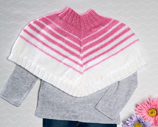 Striped Poncho