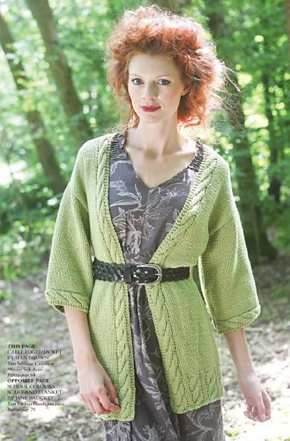 Cable Edge Cardigan