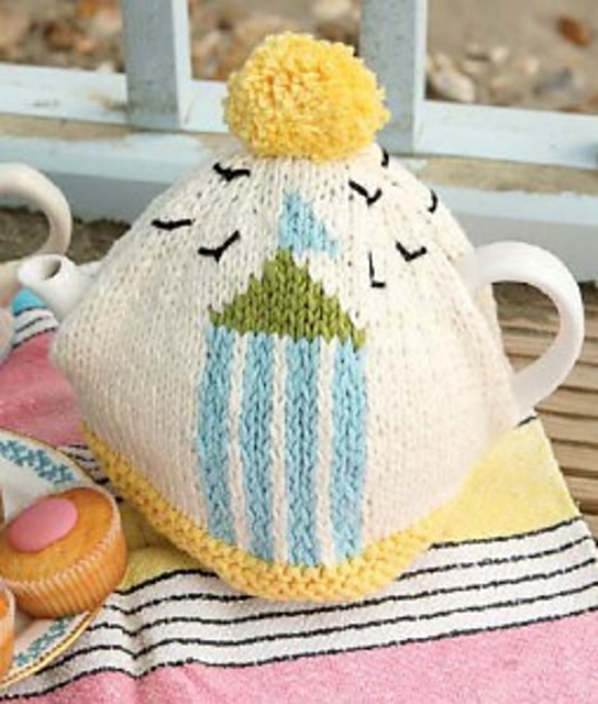 Beach Hut Tea Cosy