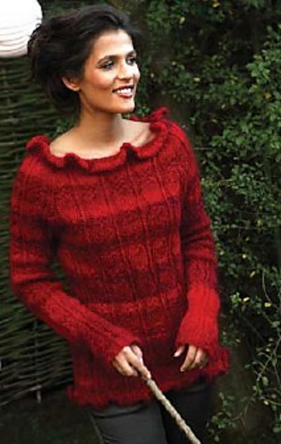 Ruffle Edge Jumper