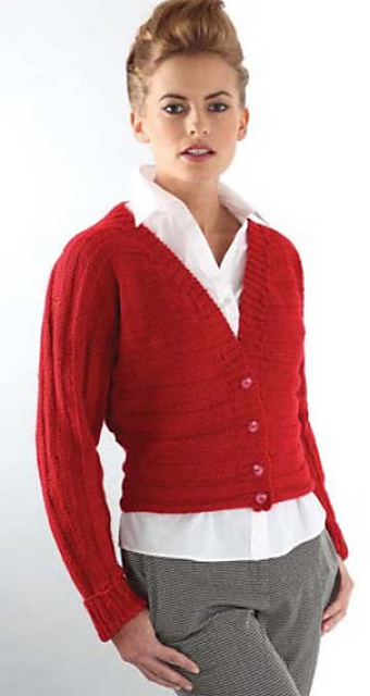 Block Texture Cardigan