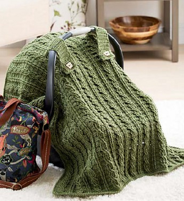 Cables Baby Blanket