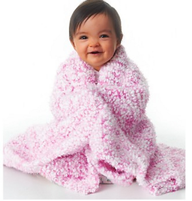 Ravelry Basic Baby Blanket pattern by Bernat Design Studio