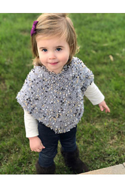 F889 Girl's Poncho