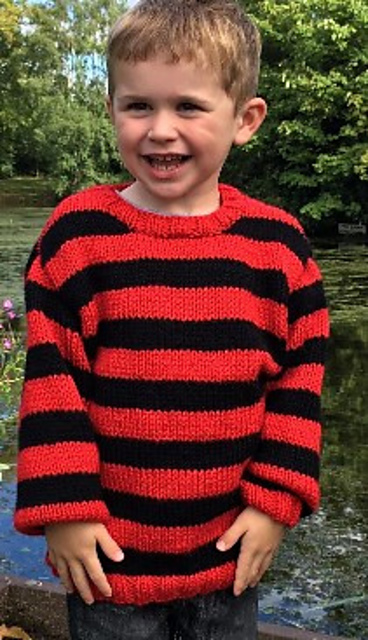Boys Striped Sweater