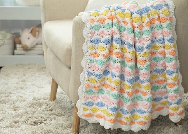 Colorful Shells Blanket