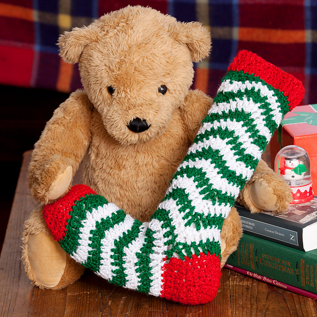 Holiday Ripple Stocking