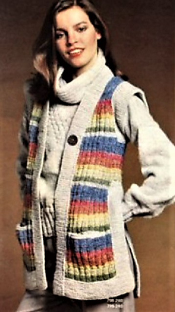 799-240 Stripe Vest