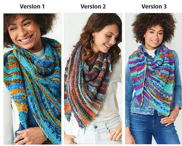 Ravelry Kaleidoscope Shawls pattern by Katherine Eng