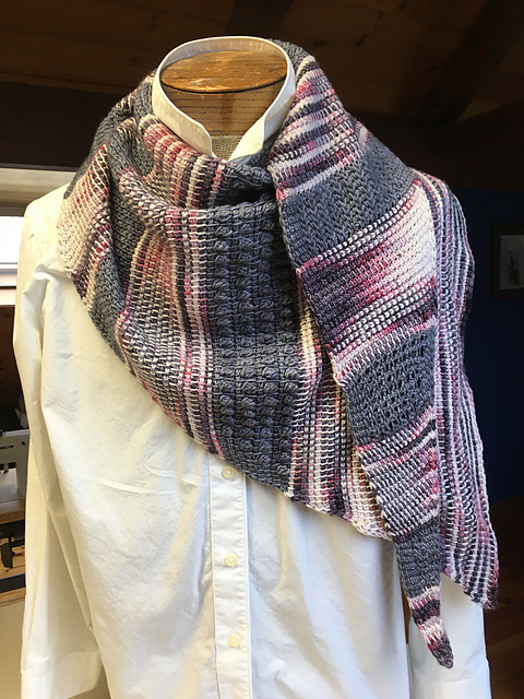 Snow and Ashes Shawl