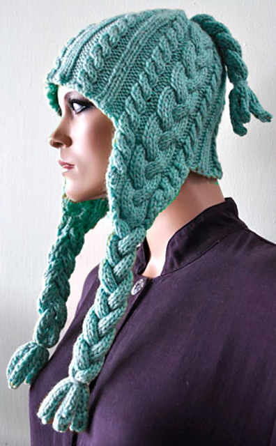 Braided Earflap Hat