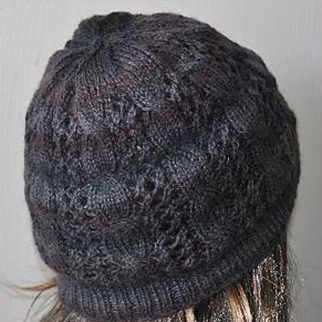 Sausalito Smoky Cables-and-Lace Hat