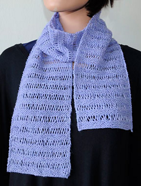 Ladders Drop Stitch Scarf