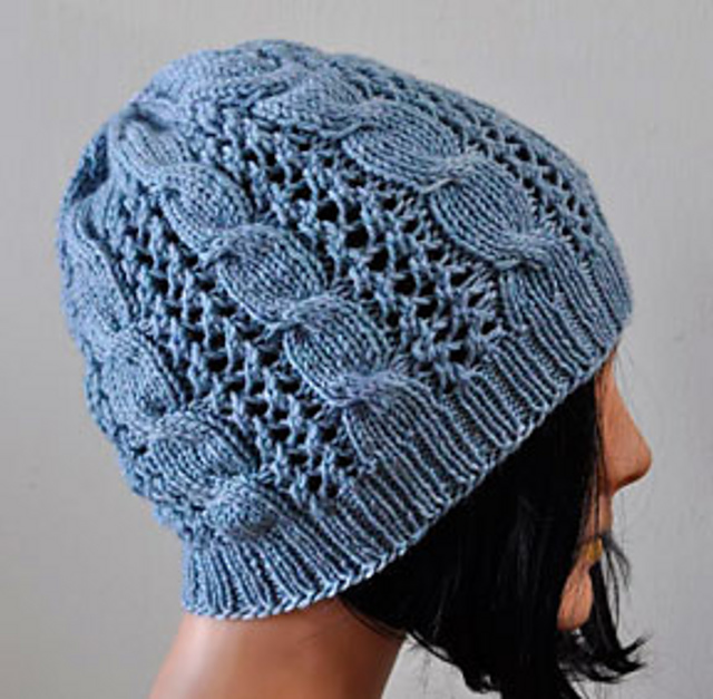 Cables 'n Lace Hat (DK)