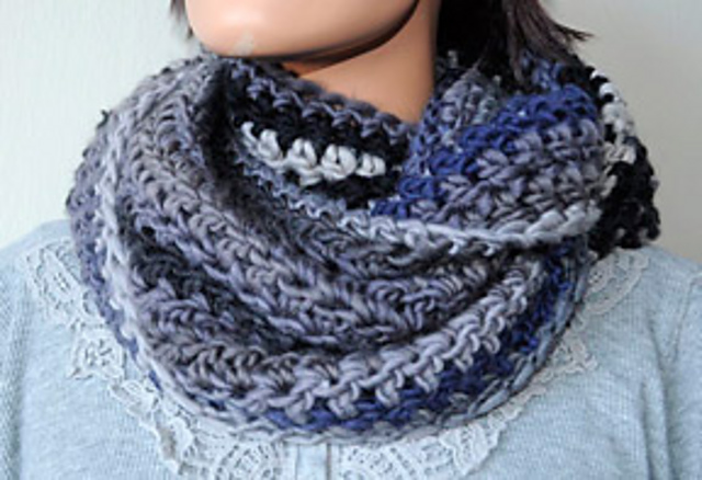 Long Crochet Cowl