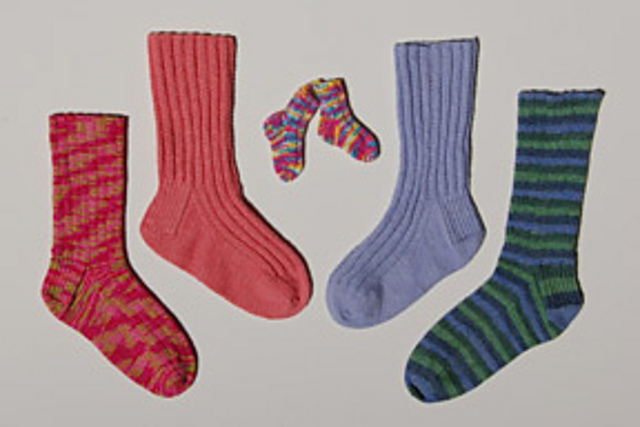 #12A Adult Socks II: Play on Ribs