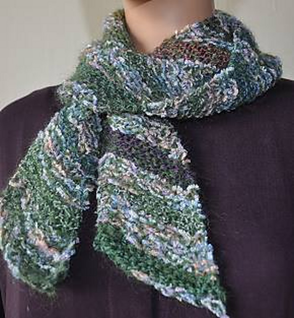 Aria & Kid Merino Diagonal Scarf
