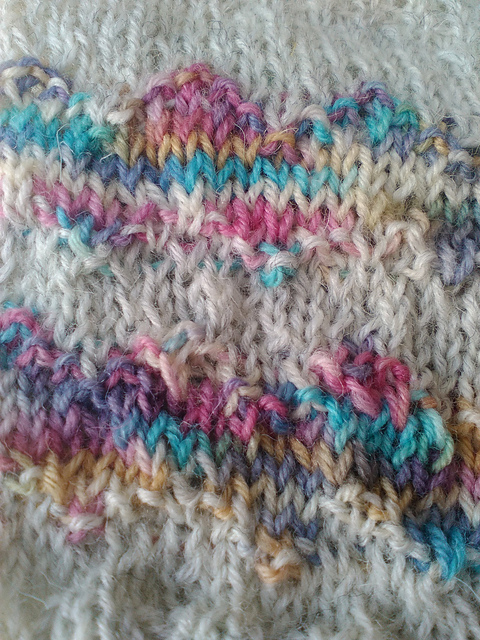 Rainbow ripples socks