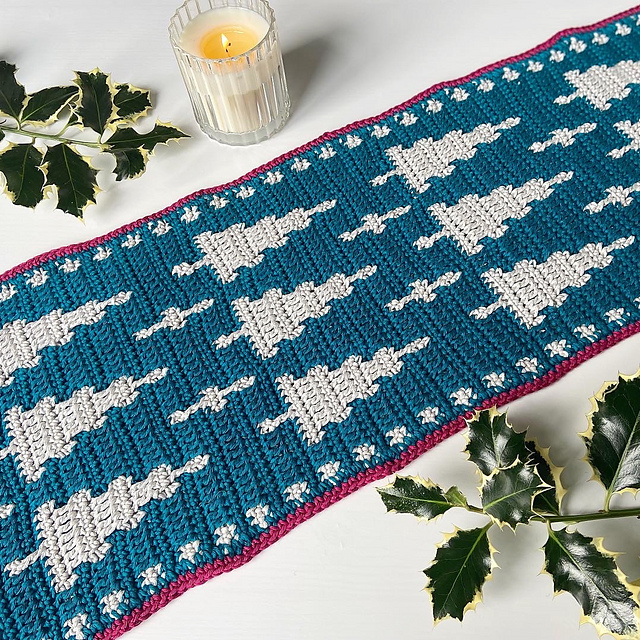 Starry Spruce Table Runner