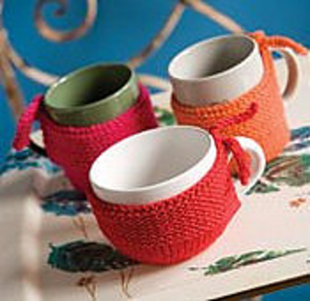 Garter Mug Cozies