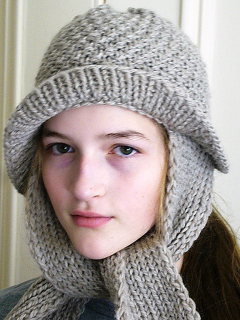 Ravelry: #11 Scarf Tied Hat pattern by Cathy Carron