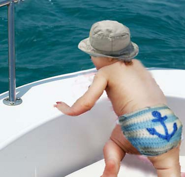 Baby Sailor Diaper Cover