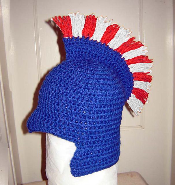Patriotic Helmet with plume