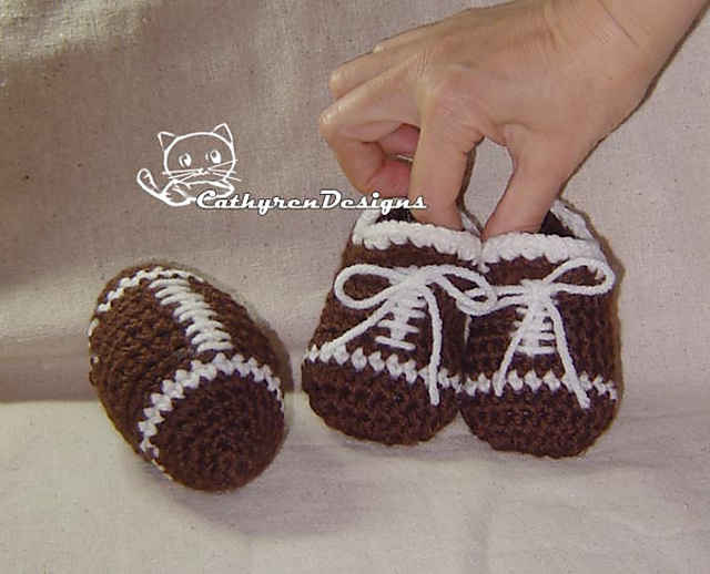 Toy Football and Baby Booties