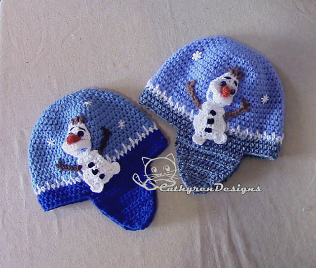 Earflap & Applique Snowman
