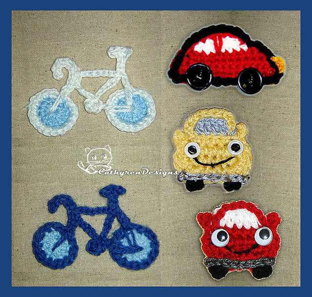 Appliques of Cars Bikes