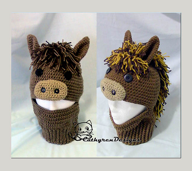 Pony Ski Mask Hat