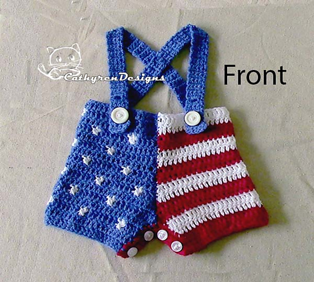 Baby Boy USA Flag Shorts