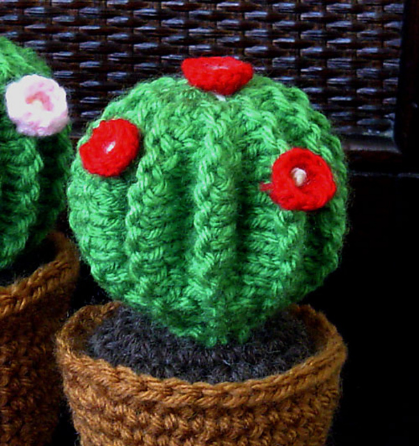 Barrel Cactus Pot Pincushion