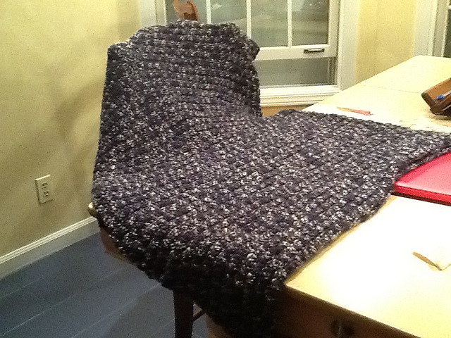 World's Easiest Crocheted Afghan