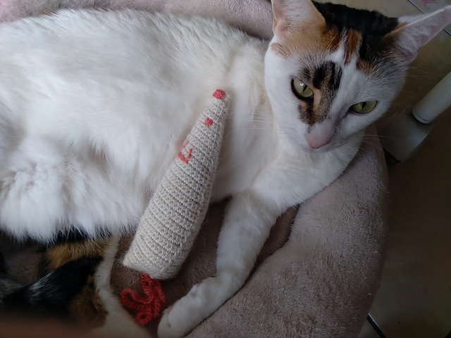 Cuddly Catnip Mouse Kicker Toy