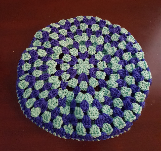 Granny Stitch Slouchy Hat