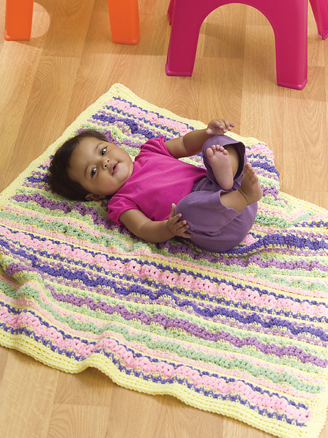 Pucker Up Crochet Blanket