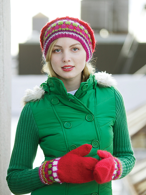 Flying Colors Hat and Mittens
