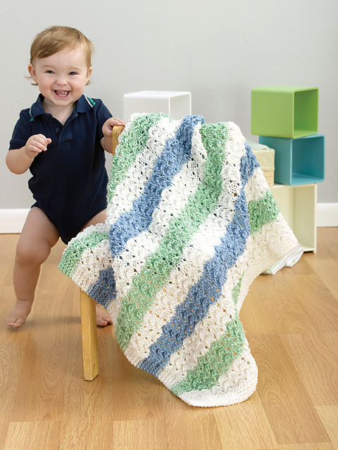 Stripes for Baby Knit Blanket