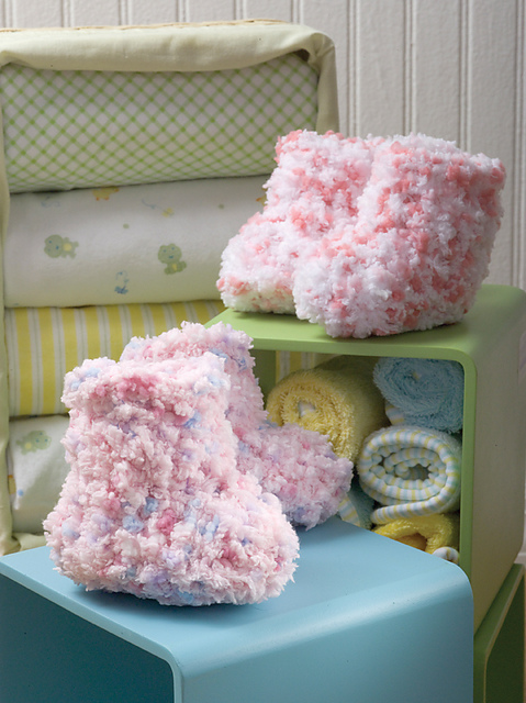 Cotton Candy Booties