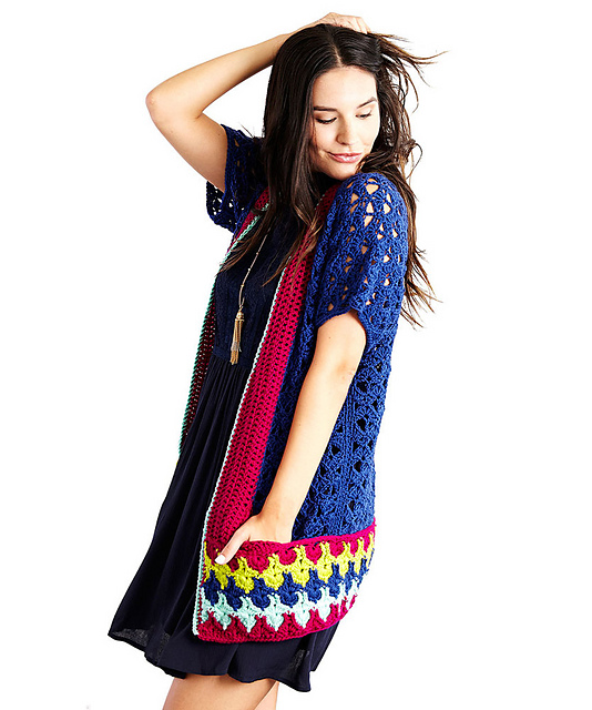 Bohemian Chic Color Cardi